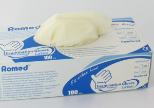 Diverse latex handschoenen